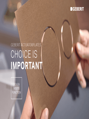 Geberit Actuator Plates - Choice is Important Geberit Actuator Plates - Choice is Important