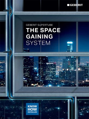 The space-gaining system. Geberit SuperTube (NSEA)