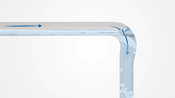 Waste water hydraulics with Geberit Waste water hydraulics with Geberit