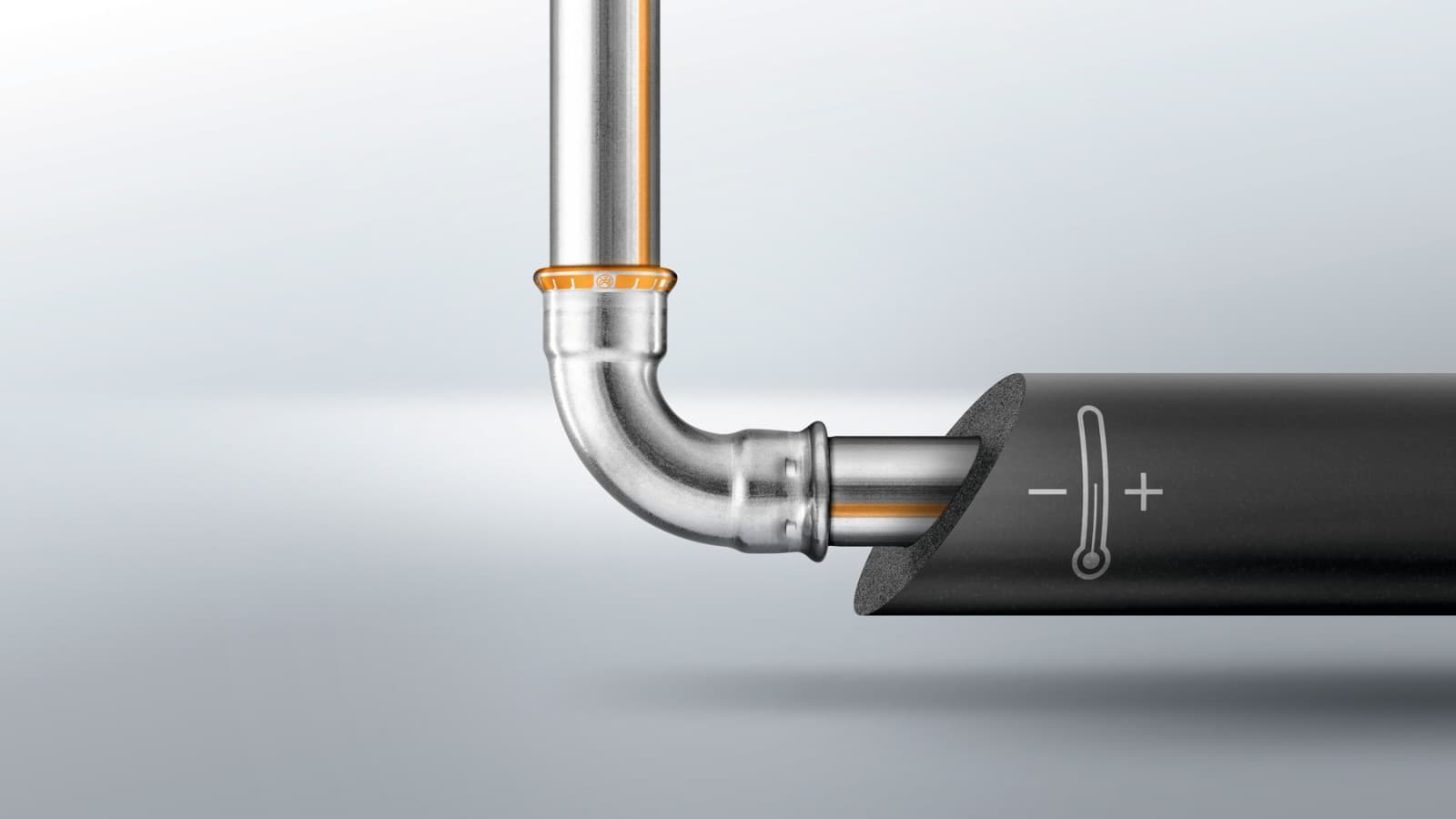 The Geberit Mapress Therm piping system made of CrTi stainless steel